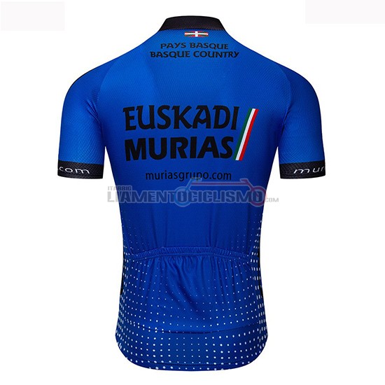 Abbigliamento Ciclismo Euskadi Murias Manica Corta 2019 Blu